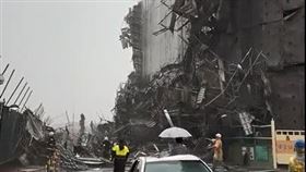 雲林,斗六,鷹架倒塌,工安意外,科技公司,福懋（圖／翻攝畫面）