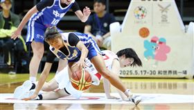 台灣白隊7日面對日本女籃也以52分之差慘敗。（圖／籃球協會提供）