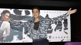 明道出席電影《前途海量》試映會。（圖／記者鄭孟晃攝影）