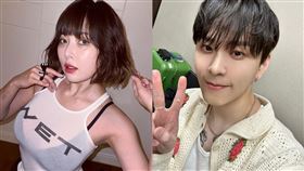 泫雅、龍俊亨。（圖／翻攝自泫雅、龍俊亨IG）