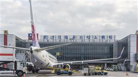 松山機場、春節、過年、疏運、離島、航空 圖／記者林敬旻攝