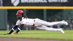 ▲紅人克魯茲（Elly De La Cruz）明星賽前45盜，寫下隊史紀錄。（圖／美聯社／達志影像）