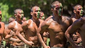 阿兵哥、國防部、國軍、海軍陸戰隊、軍人（圖／總統府提供）