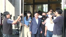 鄭文燦,交保,1200萬,貪污,離開（圖／翻攝畫面）