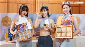 鎖定新世代年輕人，月餅禮盒搭上AI熱潮。（圖／漢來提供）