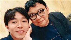 青峰（左）和林暐哲（右）曾有師徒之情，但如今只剩恨意綿綿。（翻攝自青峰臉書）