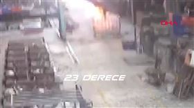 工人,爆炸,油漆,鍋爐,土耳其 翻攝x