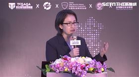 蕭美琴說，台灣受到資安的攻擊更甚於他國。