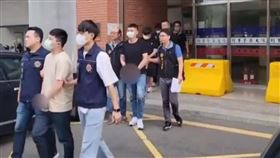 百億大亨被「假謝金河」騙1.5億，警方逮捕水房負責人廖姓男子。（圖／翻攝畫面）