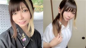 偽娘AV男優外型跟穿著被店員誤以為是外國女子遭擋下。（圖／翻攝狐森 りつ X畫面）