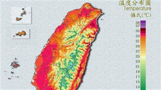 新／10縣市續亮高溫燈號　這些地方紅通通