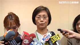 ▲立委翁曉玲出席憲法法庭前受訪