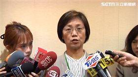 ▲立委翁曉玲出席憲法法庭前受訪