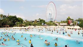 麗寶樂園馬拉灣設置水資源循環系統麗寶樂園渡假區布建多項節能設備，水樂園馬拉灣設置與環球影城、迪士尼同等級的水資源循環系統。（麗寶樂園渡假區提供）中央社記者趙麗妍傳真  113年6月24日