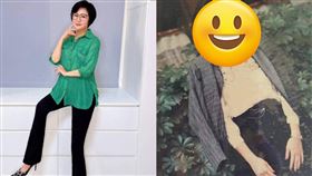 崔佩儀翻看30年前相簿。（圖／翻攝自FB／崔佩儀）