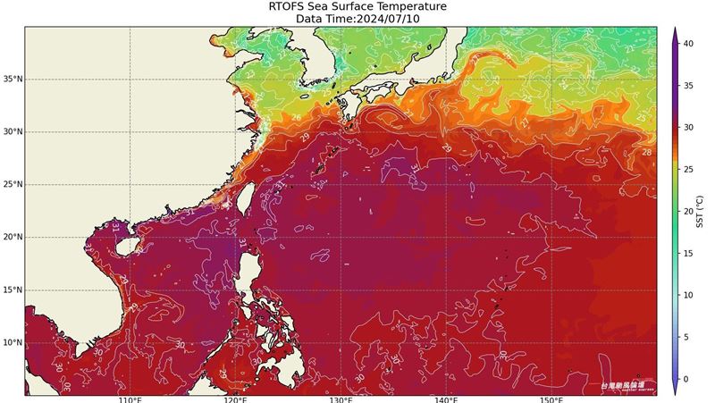 海溫飆高紅到發紫　專家示警：颱風大補丸