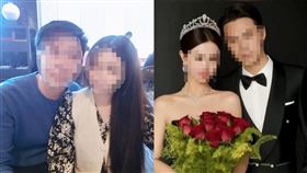 三重新手媽才喊「帶娃辛苦」隔天滅門，曾喜曬夫妻合照。（圖／翻攝自劉女臉書、廖男臉書）