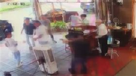 大同區天龍三溫暖傳槍響，吳明達中彈。（圖／翻攝畫面）