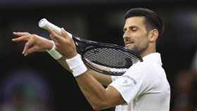 ▲喬科維奇（Novak Djokovic）挺進溫網4強。（圖／美聯社／達志影像）