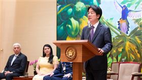 賴清德接見國防大學「113年遠朋西語高階軍官班」（圖／總統府提供）