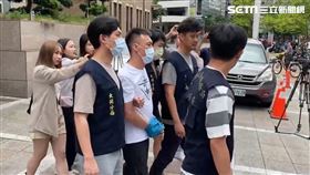 槍擊吳明達，彭姓槍手移送士林地檢署。（圖／翻攝畫面）