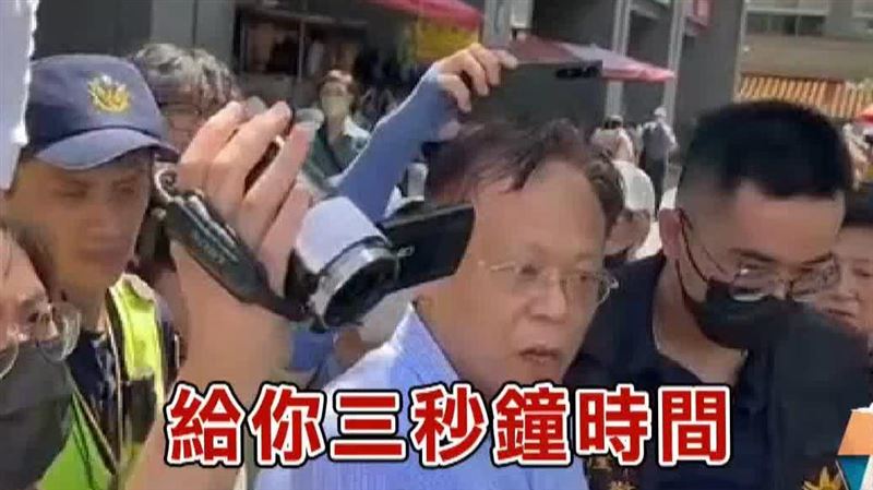路過固樑宣講遭下令3秒離開　民眾告恐嚇