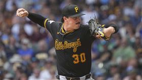 ▲海盜「狀元」斯金斯（Paul Skenes）單季2次10K無安打，成為大聯盟史上第4人。（圖／美聯社／達志影像）