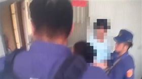 「靖城專案」現場查緝，畫面曝光。（圖／翻攝畫面）