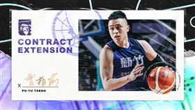 ▲曾柏諭續約3年。（圖／新竹御頂攻城獅提供）