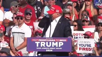 暗殺畫面曝！川普造勢遭槍擊滿臉血險爆頭