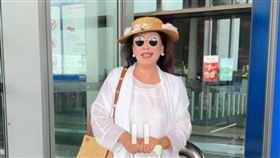 張蘭到歐洲旅遊，（圖／翻攝自微博）