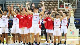 日本U22男籃代表隊4分之差擊敗美國隊，拿下本屆瓊斯盃首勝。（圖／籃協提供）