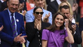 溫網／凱特王妃現身男單決賽！罹癌後第二次公開露面。（圖／美聯社／達志影像）