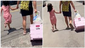 新豐火車站,女童,赤腳,社會處（圖／翻攝畫面）