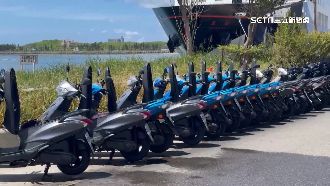 離島機車整排坐墊掀起　竟是降溫小撇步