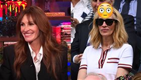 茱莉亞羅勃茲觀看溫布頓網球公開賽。（圖／美聯社／達志影像）