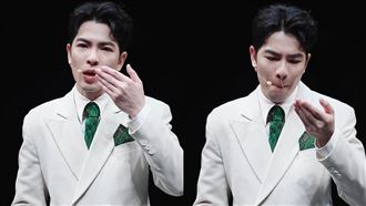 蕭敬騰巡演淚崩　鼻涕「一口吞入」網看傻