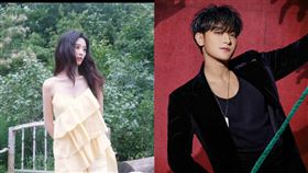 黃子韜認愛徐藝洋。（組合圖／翻攝自微博）