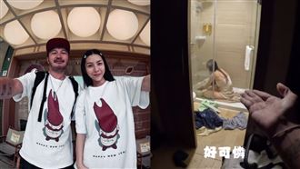 老婆挺孕肚手洗褲子　震撼畫面驚呆KID