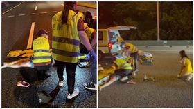 國道,跳車,楊梅交流道,北上（圖／翻攝畫面）