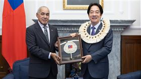 賴清德接見「馬紹爾群島共和國國會議長瓦西乙行」（圖／總統府提供）