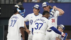 ▲大谷翔平在明星賽受訪，表態想打2028奧運。（圖／美聯社／達志影像）