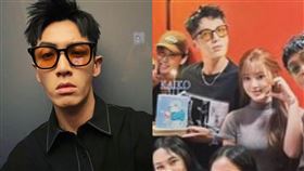 柯震東、舒華。（圖／翻攝自柯震東、陶晶瑩IG）