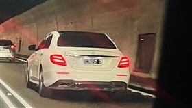 遮牌,賓士,雪隧,開罰,國道,CCTV,,ETC,影像,