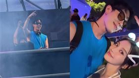 孫麥傑昨貼出影片的片段就與蔡瑞雪同框。（組合圖／翻攝自maichiehsun IG）