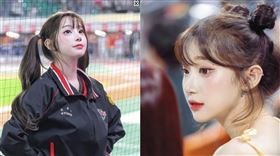 南韓啦啦隊新星李珠珢以「三振舞」爆紅。（圖／翻攝自IG）