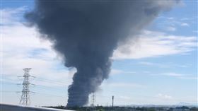 蕈狀雲,濃煙,火警,台南