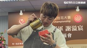 謝溢宸,台灣之光,世界拉花冠軍(記者 賴俊佑 攝影)