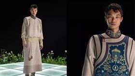 蒙古進場服整體造型相當英挺帥氣。（圖／翻攝自michelamazonka IG）