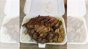 廣東「豬腳飯燒鵝」只要110元，原po好奇「拿到台灣賣，大概會是多少錢」。（圖／翻攝自PTT）